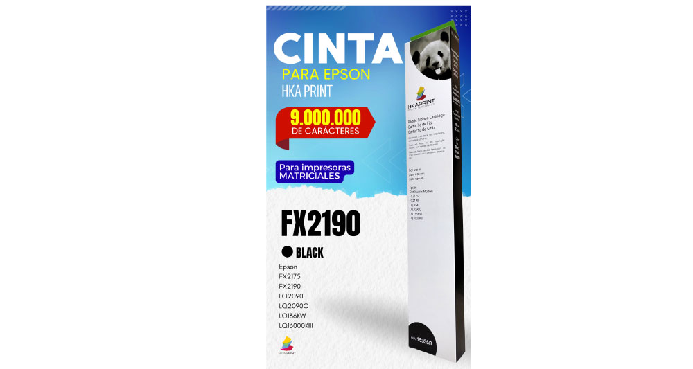 Comprar cinta compatible para EPSON FX2190 para impresoras matriciales en Lima, Arequipa, Trujillo, Cusco.